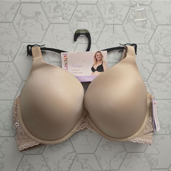Nwt Joyspun Women's and Women's Plus Size Underwire Plunge Bra - Picture 4 of 9
